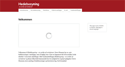 Desktop Screenshot of hedebosyning.dk