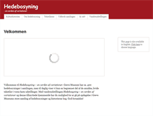 Tablet Screenshot of hedebosyning.dk